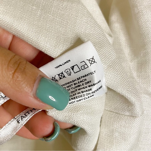 FAITHFULL THE BRAND | NWT! Idrissy Top in Plain Sand Size: 10 - Picture 6 of 7